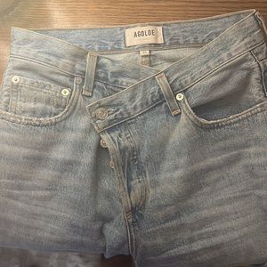 AGOLDE Slanted Zipper (Revolve) Size:24